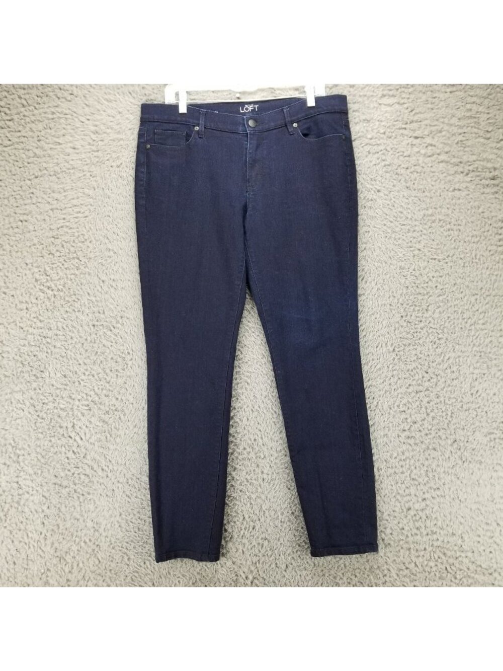 Loft Jeans Womens 31/12 Dark Blue Stretch Denim Modern Skinny